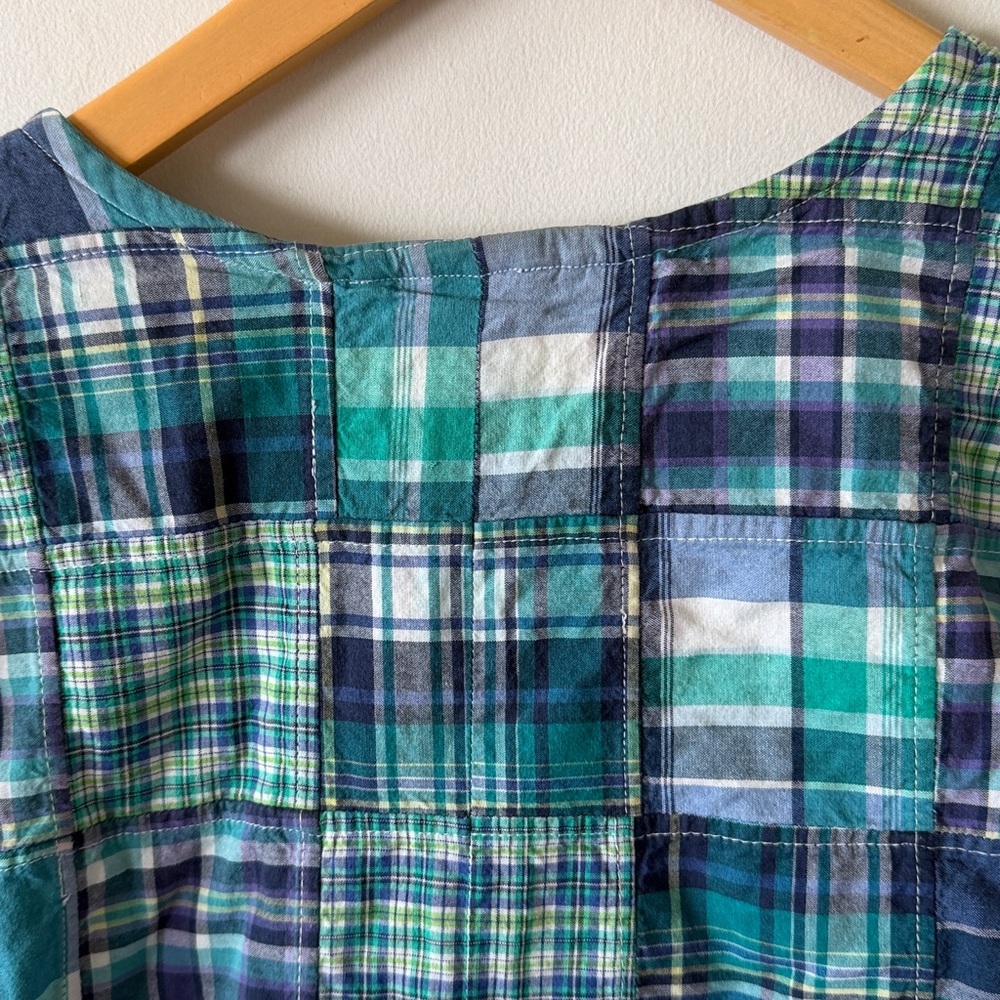 Orvis Madras Patchwork Plaid Lightweight Jacket S… - image 8